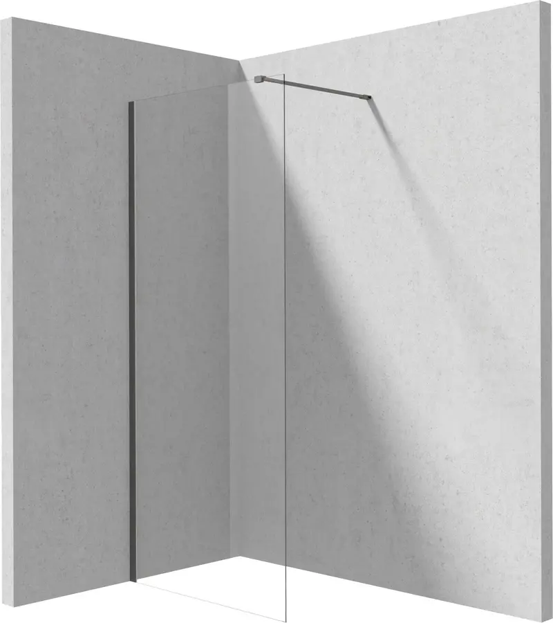 Ścianka prysznicowa walk-in 90 cm Prizma Grafitowy