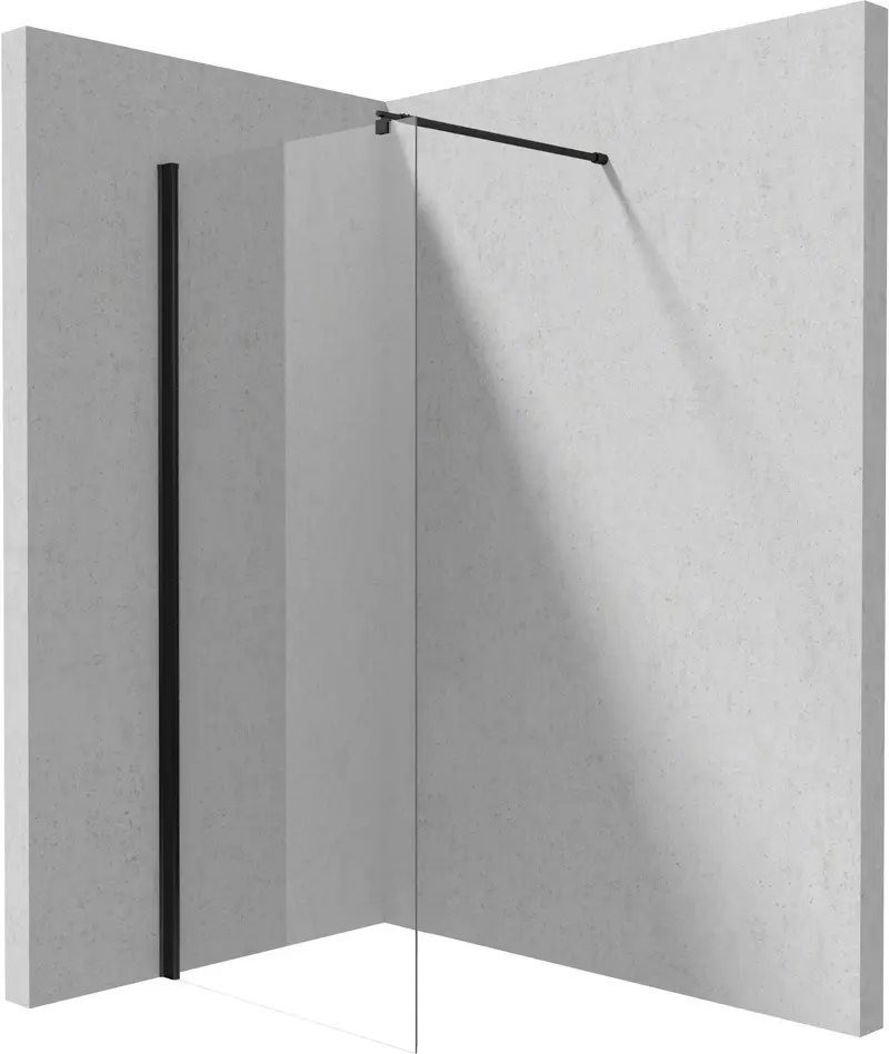 Ścianka prysznicowa / walk-in systemu Kerria Plus 80 cm Kerria Plus Czarny Mat