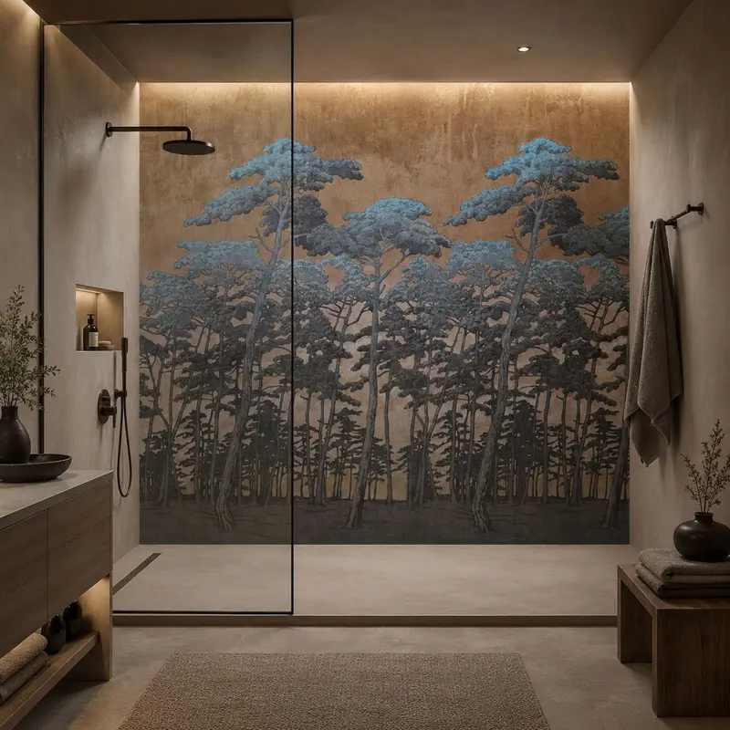 Secret Forest – Tapeta na wymiar Aqua Zone