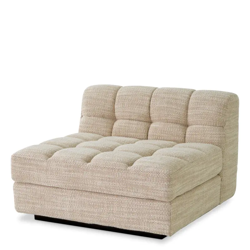 Segmentowa sofa Eichholtz Dean middle w tkaninie Skyward sand