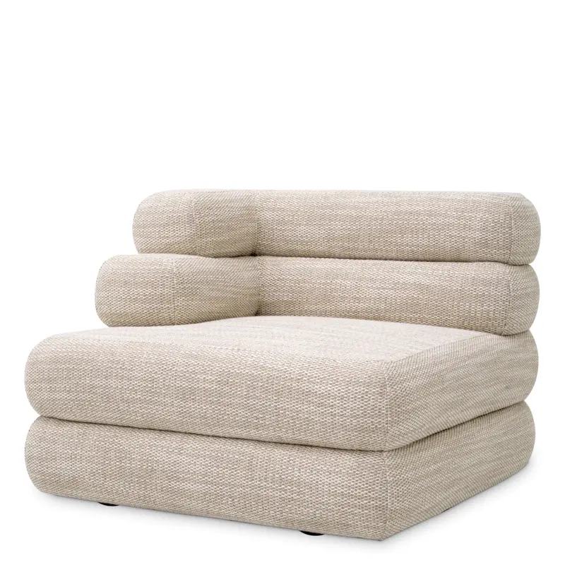 Segmentowa sofa Eichholtz Malaga Modular Left w tkaninie Skyward sand