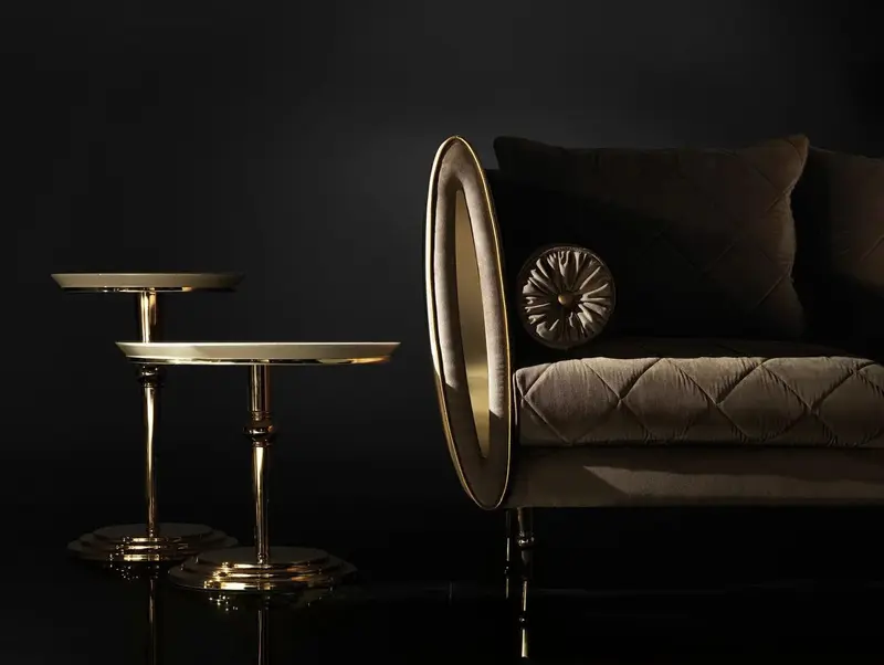 SIPARIO STOLIK OKRĄGŁY LIVING ROOM Ø 65CM X 65CM / ADORA ARREDOCLASSIC