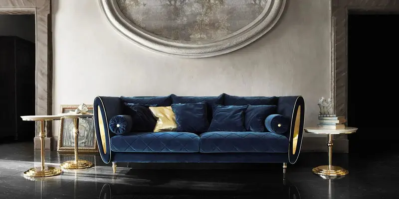 SIPARIO WŁOSKA SOFA 2 OSOBOWA Z PODUSZKAMI 195CM / ADORA ARREDOCLASSIC