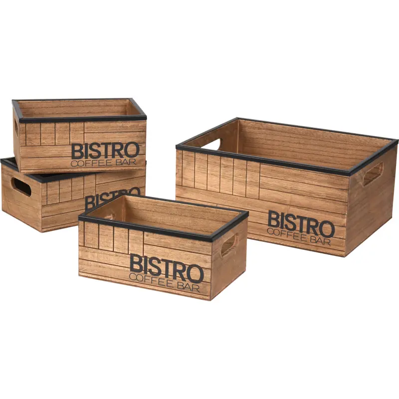 Skrzynki na owoce, warzywa Bistro, 4 sztuki