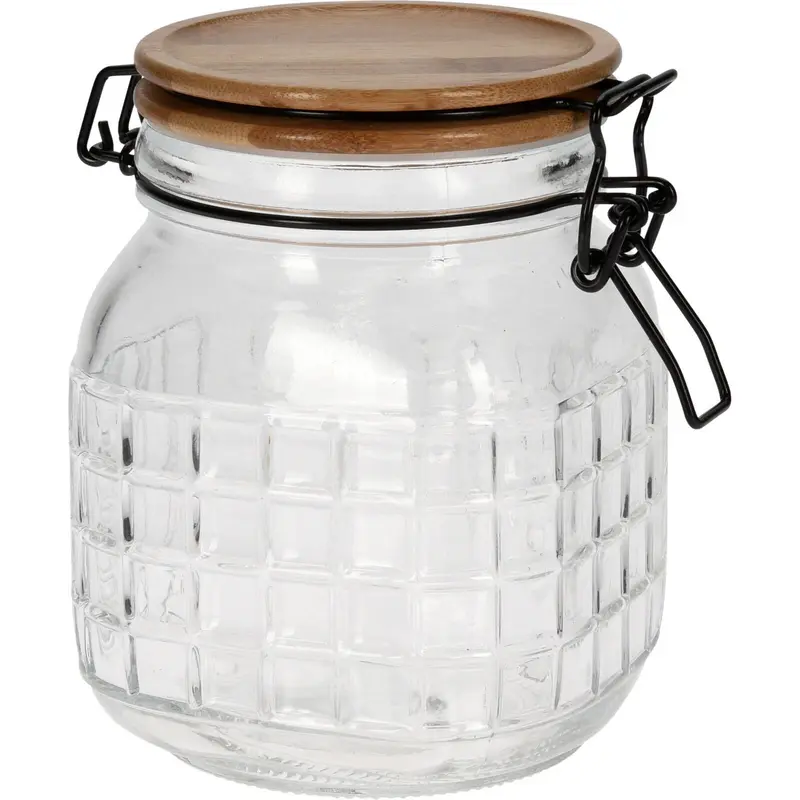 Słoik ozdobny ze szczelną pokrywką, 1100 ml