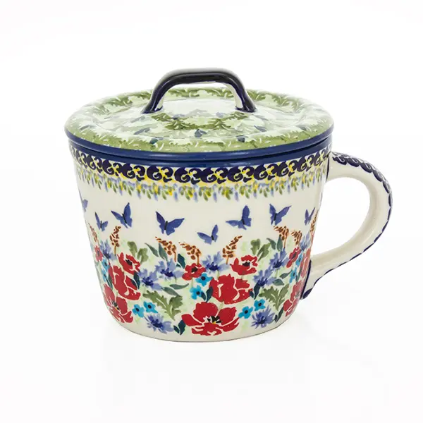 Smalcówka mała ceramiczna JZ71 łąka