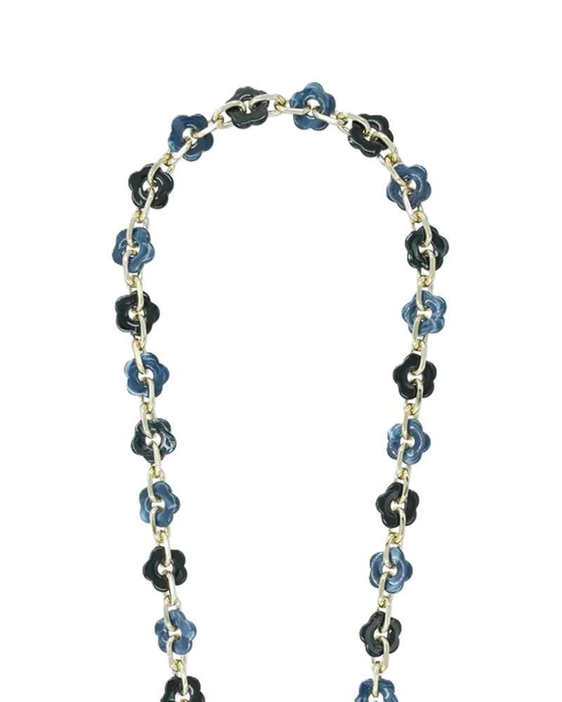 Smycz do telefonu CASSY FLEURS BLEUES 120 cm