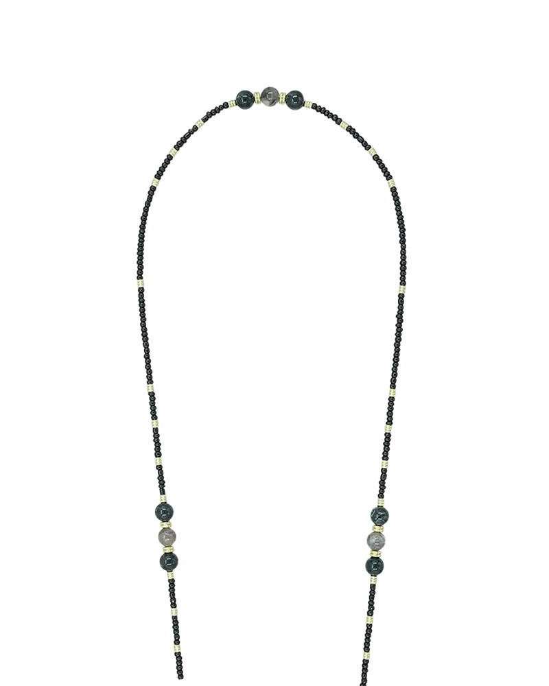 Smycz do telefonu IRIS PERLES NOIRES 120 cm