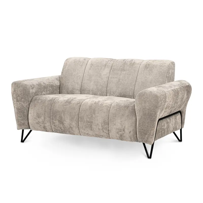 Sofa dwuosobowa do małych przestrzeni, tkanina Vega | Nellia