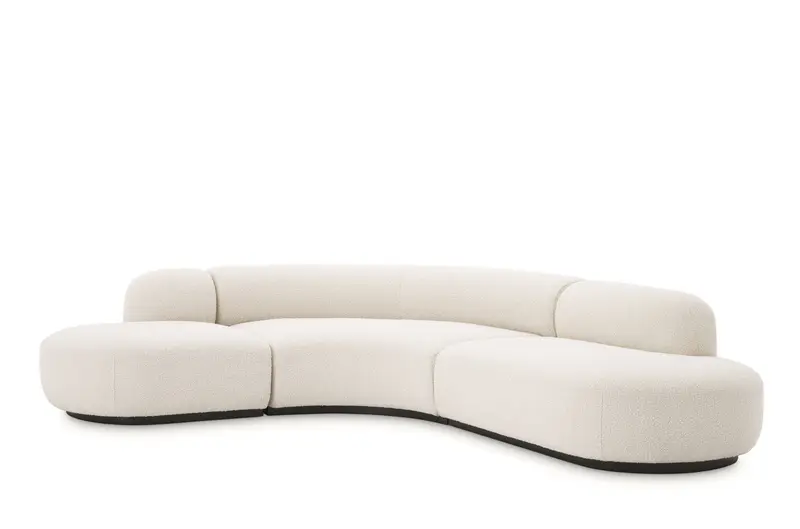 Sofa Eichholtz Björn, tkanina boucle cream