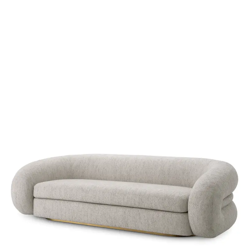 Sofa Eichholtz Cosenza w tkaninie Splendor light grey