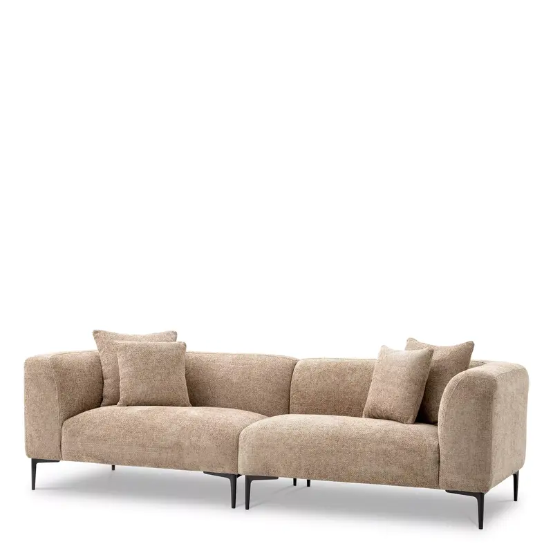 Sofa Eichholtz Firenze w tkaninie Lyssa sand