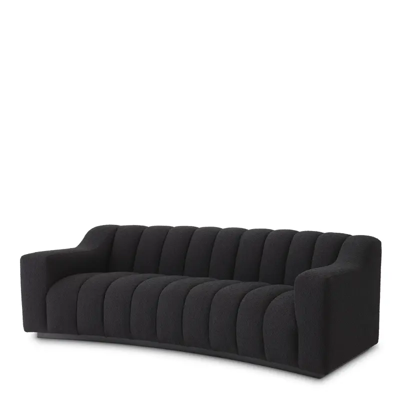 Sofa Eichholtz Kelly S, tkanina boucle black