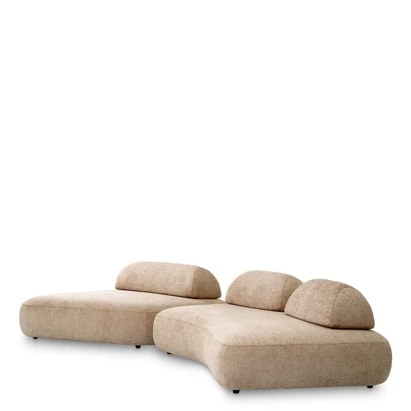 Sofa Eichholtz Residenza w tkaninie Lyssa sand