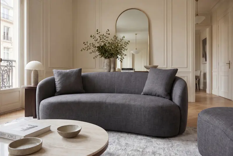 SOFA ELEMENTAL 2 OSOBOWA 180 CM GRAFITOWA /48881 / INVICTA INTERIOR