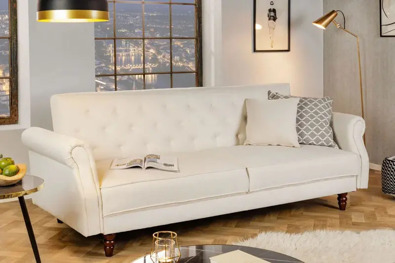 SOFA MAISON BIAŁA 220 CM / 41498 / INVICTA INTERIOR