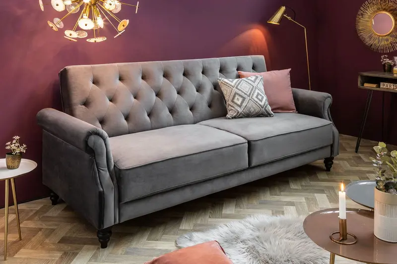 SOFA MAISON SZARA 220 CM / 40083 / INVICTA INTERIOR