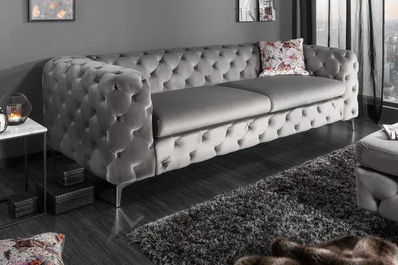 SOFA MODERN SZARA / 38714 / INVICTA INTERIOR