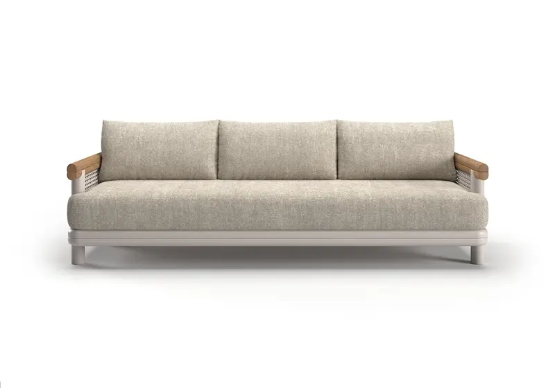 Sofa outdoor ALVO-bisque 3-osobowa