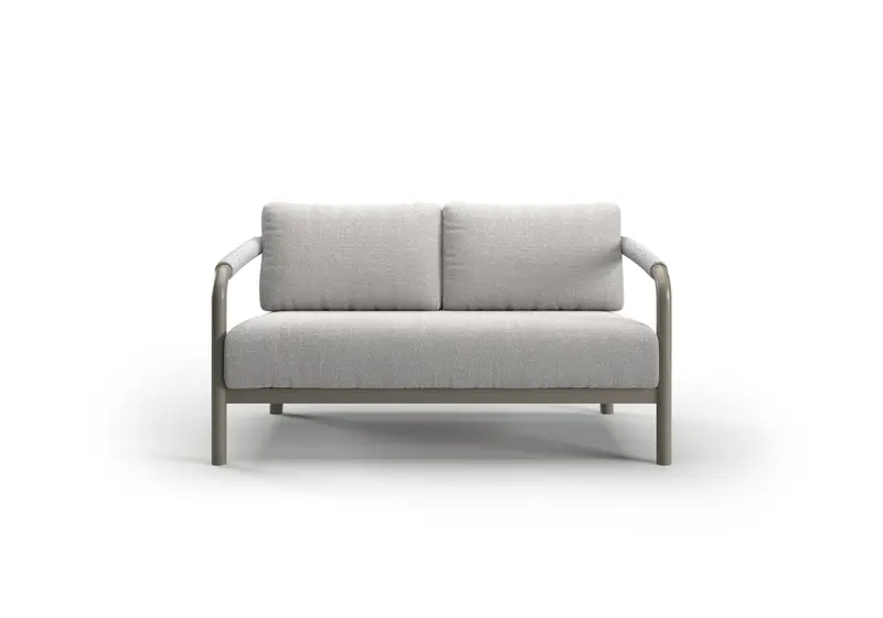 Sofa outdoor LORVAIN-silver 2-osobowa
