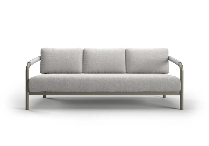 Sofa outdoor LORVAIN-silver 3-osobowa