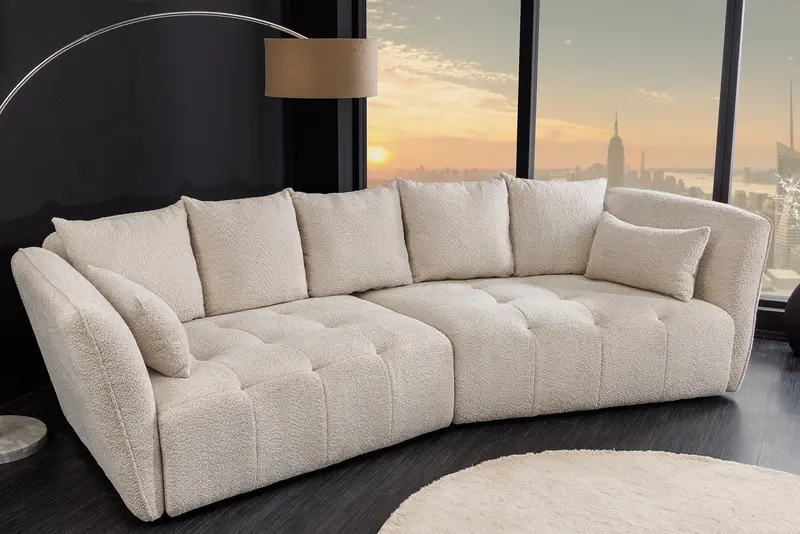 SOFA ROYAL 295 CM BEŻOWA / 44336 / INVICTA INTERIOR