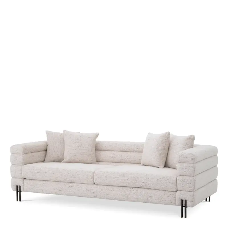 Sofa York Eichholtz w tkaninie Seashell off-white