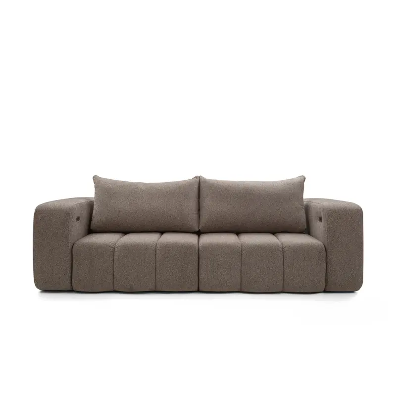 Sofa z elektrycznym wysuwem siedzisk Bern