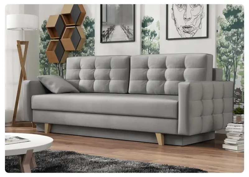 Sofa z Funkcją Spania i Pojemnikiem Ingo - Perfekcyjny Wybór dla Twojego Domu!