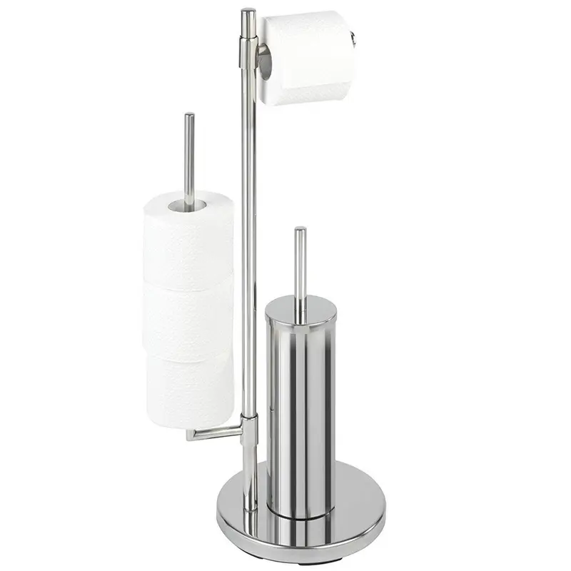 Stojak na papier toaletowy i szczotkę do WC, UNIVERSALO NEO - 3 w 1, WENKO
