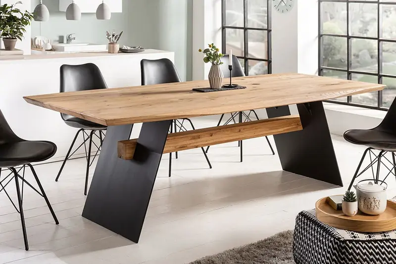 STÓŁ DO JADALNI GRAND OAK DĄB DZIKI NATURALNY 200 CM / 43390 / INVICTA INTERIOR