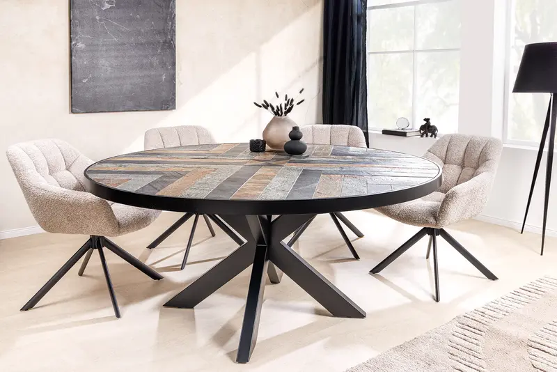 Stół do jadalni MOUNTAIN SOUL MDF Ø 140cm / 45673 / INVICTA INTERIOR