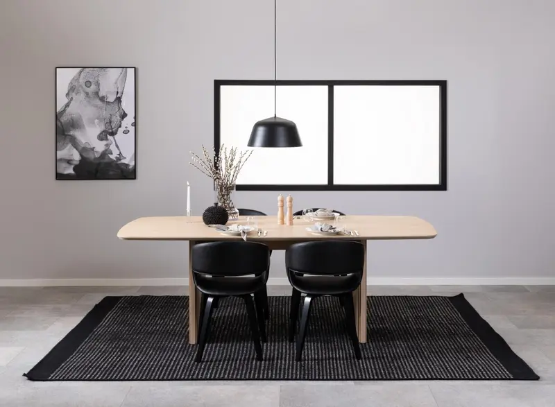 STÓŁ DO JADALNI OPTYKA BIAŁY DĄB 220 CM / 23441 / Actona