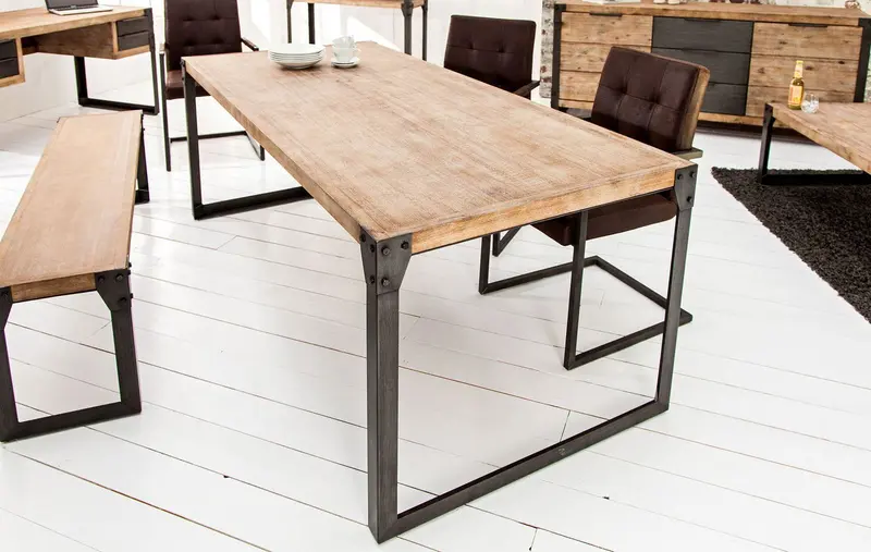 STÓŁ FACTORY 200 CM AKACJA / 36770 / INVICTA INTERIOR