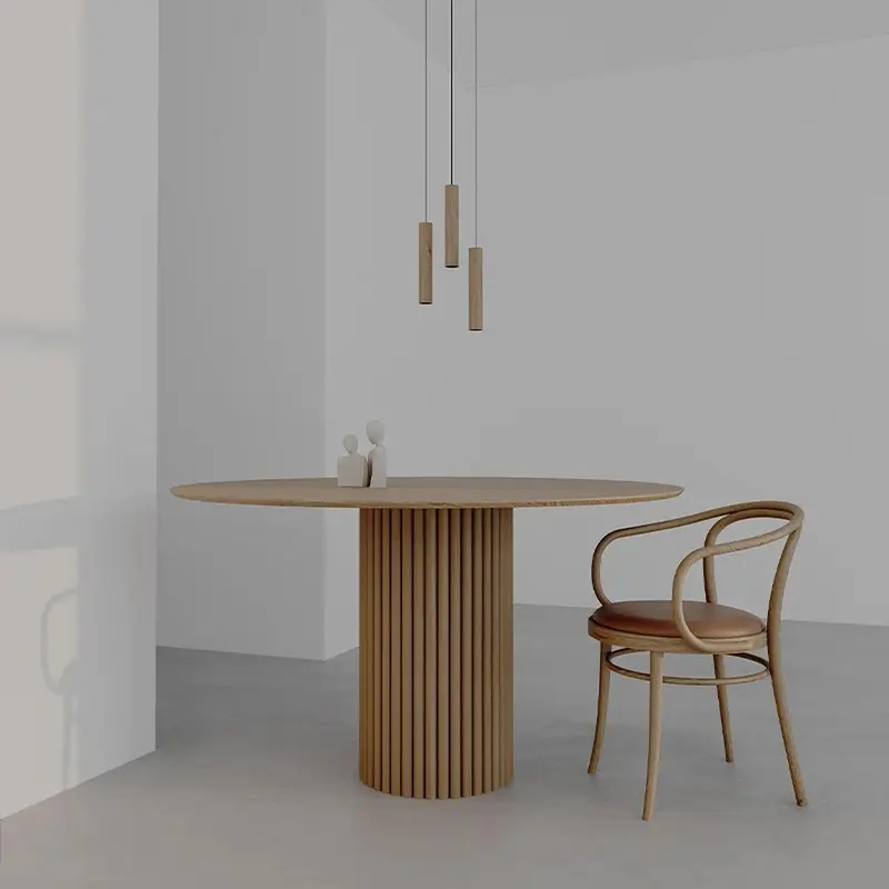 Stół Hygge ASH z litego drewna  / 110 cm / MH