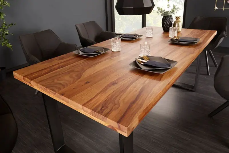 Stół IRON CRAFT II 180 cm Sheesham 45 mm / 39869 / INVICTA INTERIOR