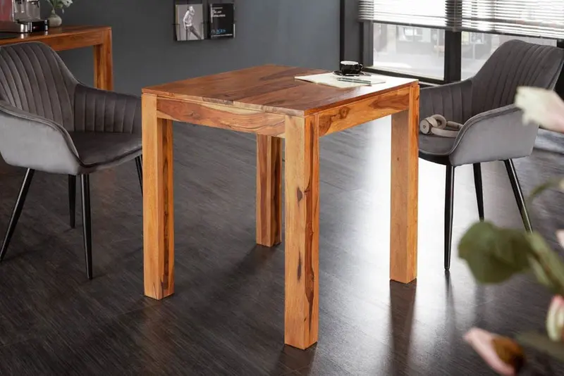 STÓŁ LAGOS 70 CM DREWNO LITE / 36746 / INVICTA INTERIOR