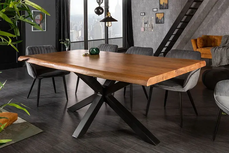 STÓŁ MAMMUT AKACJA 180 CM / 41607 / INVICTA INTERIOR