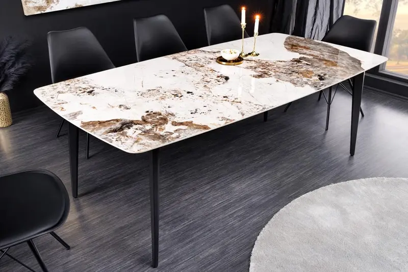 STÓŁ MILANO CERAMICZNY BLAT 180 CM / 44233 / INVICTA INTERIOR