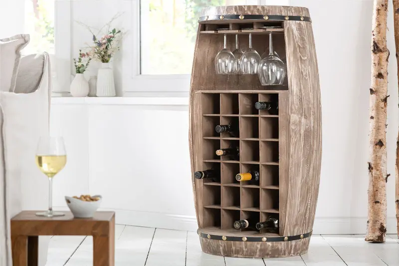 STOLIK / BAREK BODEGA 97 CM / 40415  / INVICTA INTERIOR