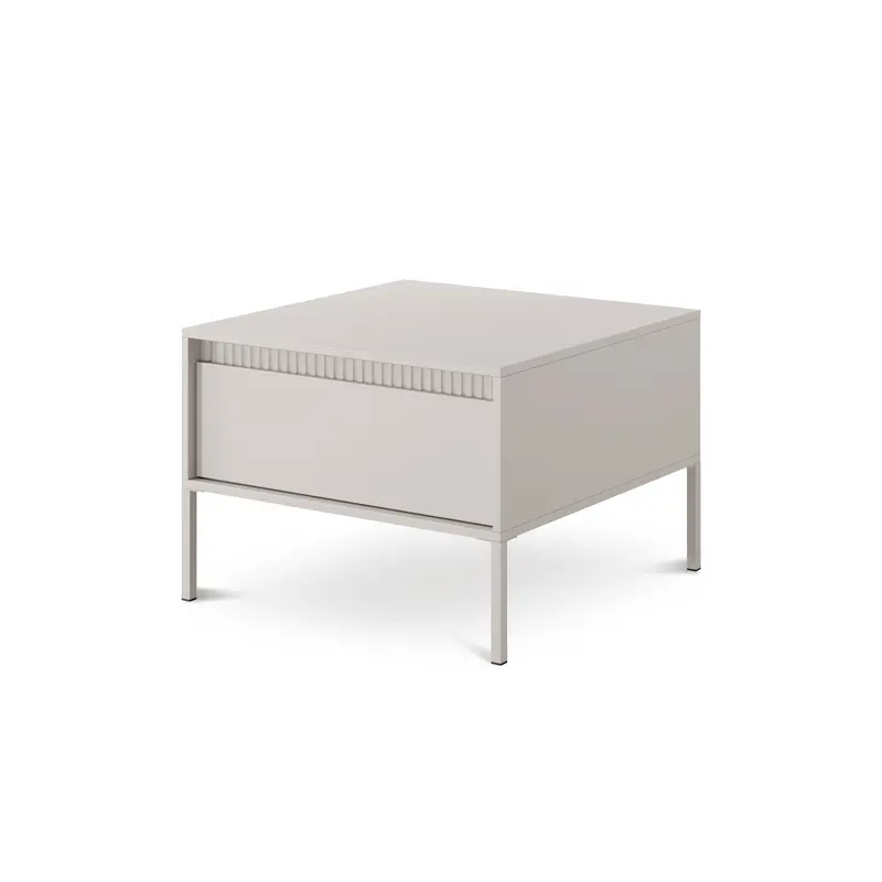 Stolik kawowy 68x48 z szufladą w stylu minimalistycznym | Senra
