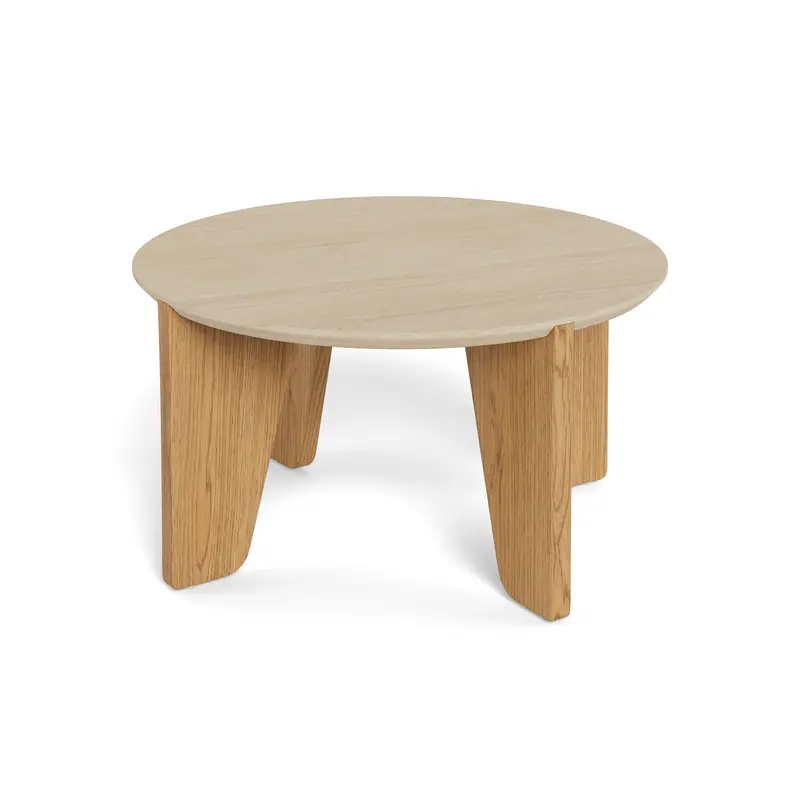 Stolik kawowy 80x45 z efektem trawertynu w stylu modern organic | Tendra