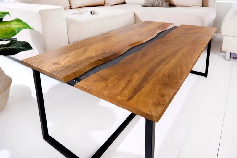 STOLIK KAWOWY AMAZONAS DREWNO MANGO 110 CM / 42183 / INVICTA INTERIOR