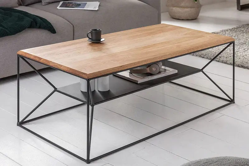 Stolik kawowy Architecture 110 cm dąb / 41577  / INVICTA INTERIOR