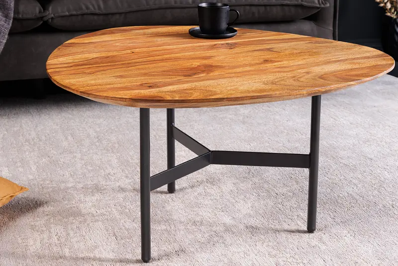 STOLIK KAWOWY SHEESHAM 60 CM / 43747 INVICTA INTERIOR