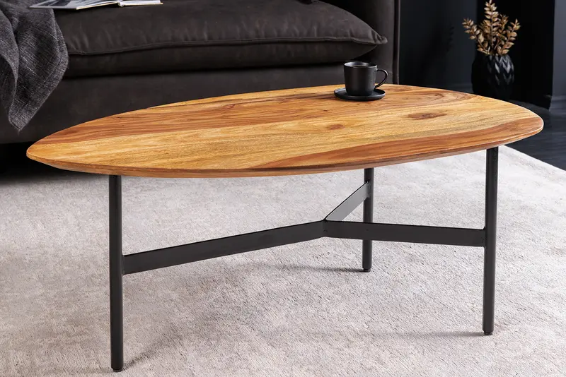 STOLIK KAWOWY SHEESHAM 85 CM / 43748 INVICTA INTERIOR