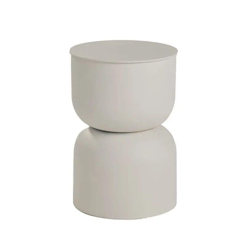 Stolik metalowy typu hourglass, 30 x 46 cm, MATCHA