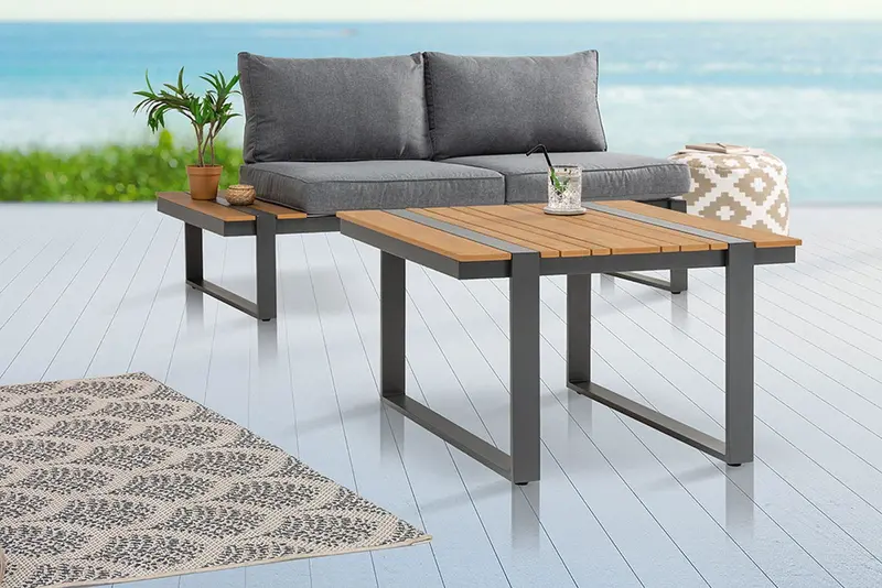 STOLIK OGRODOWY TAMPA LOUNGE 80 CM / 40935  / INVICTA INTERIOR