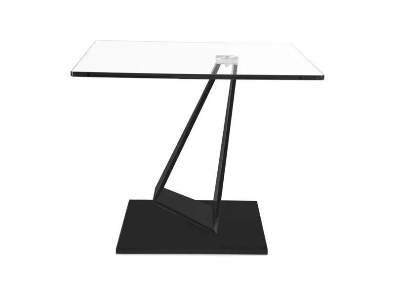 STOLIK okolicznościowy Geometry szklo+ stal czarna / EH