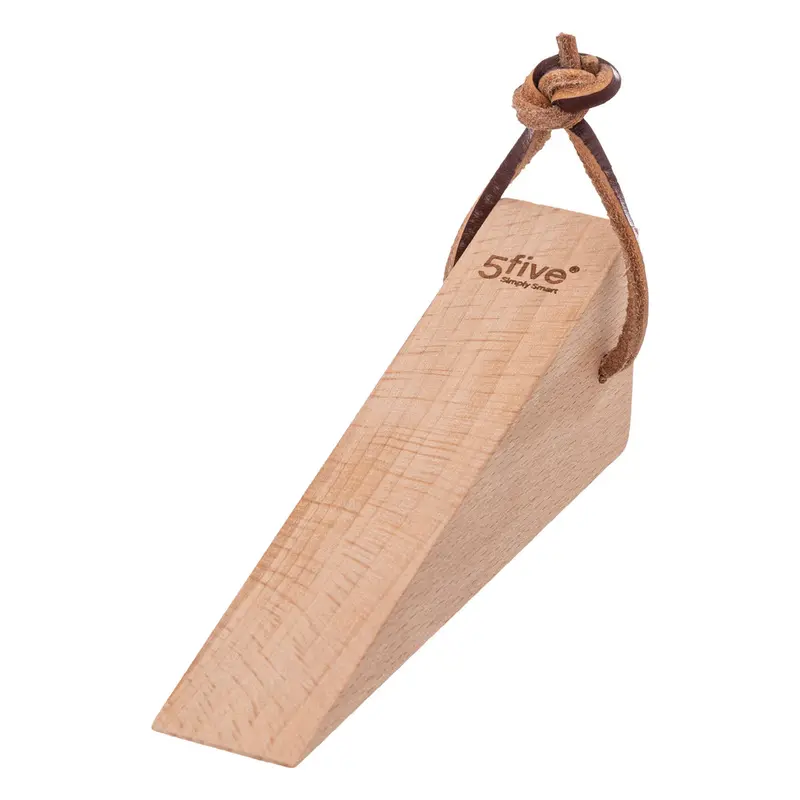 Stoper do drzwi drewniany, 2 sztuki